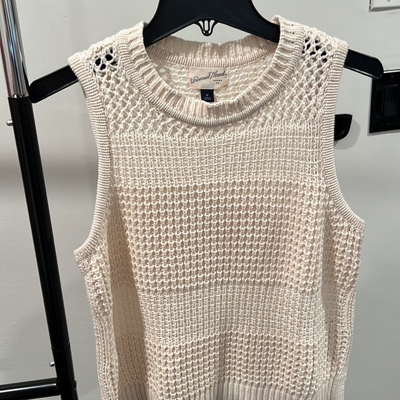 Openwork Sweater Tank Top - Picture 2 of 3